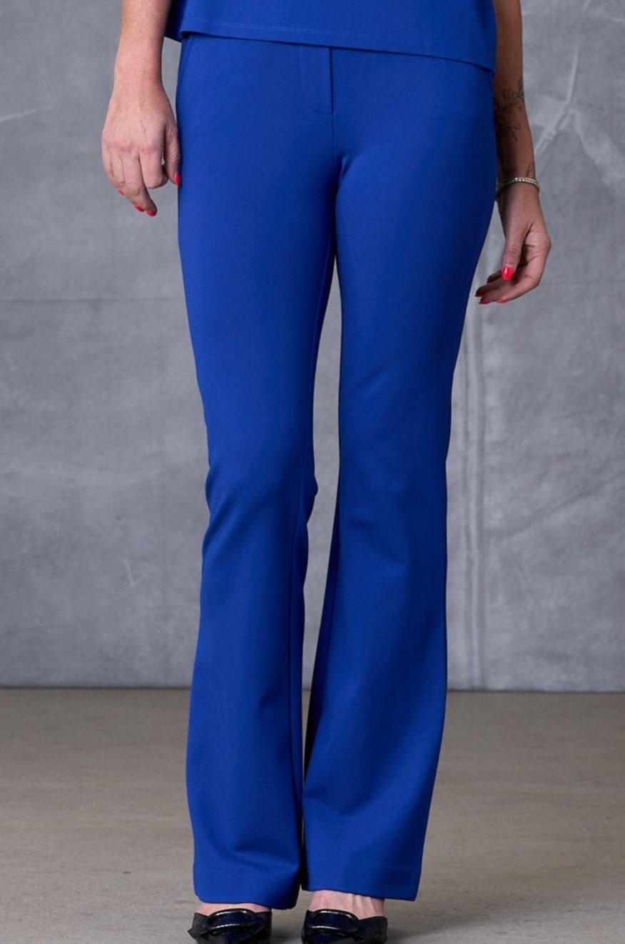 The Dolly Flare Pant Cobalt Blue