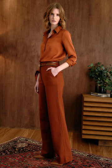 The Josephine Pant Deep Ochre