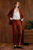 The Katherine Trouser Deep Ochre