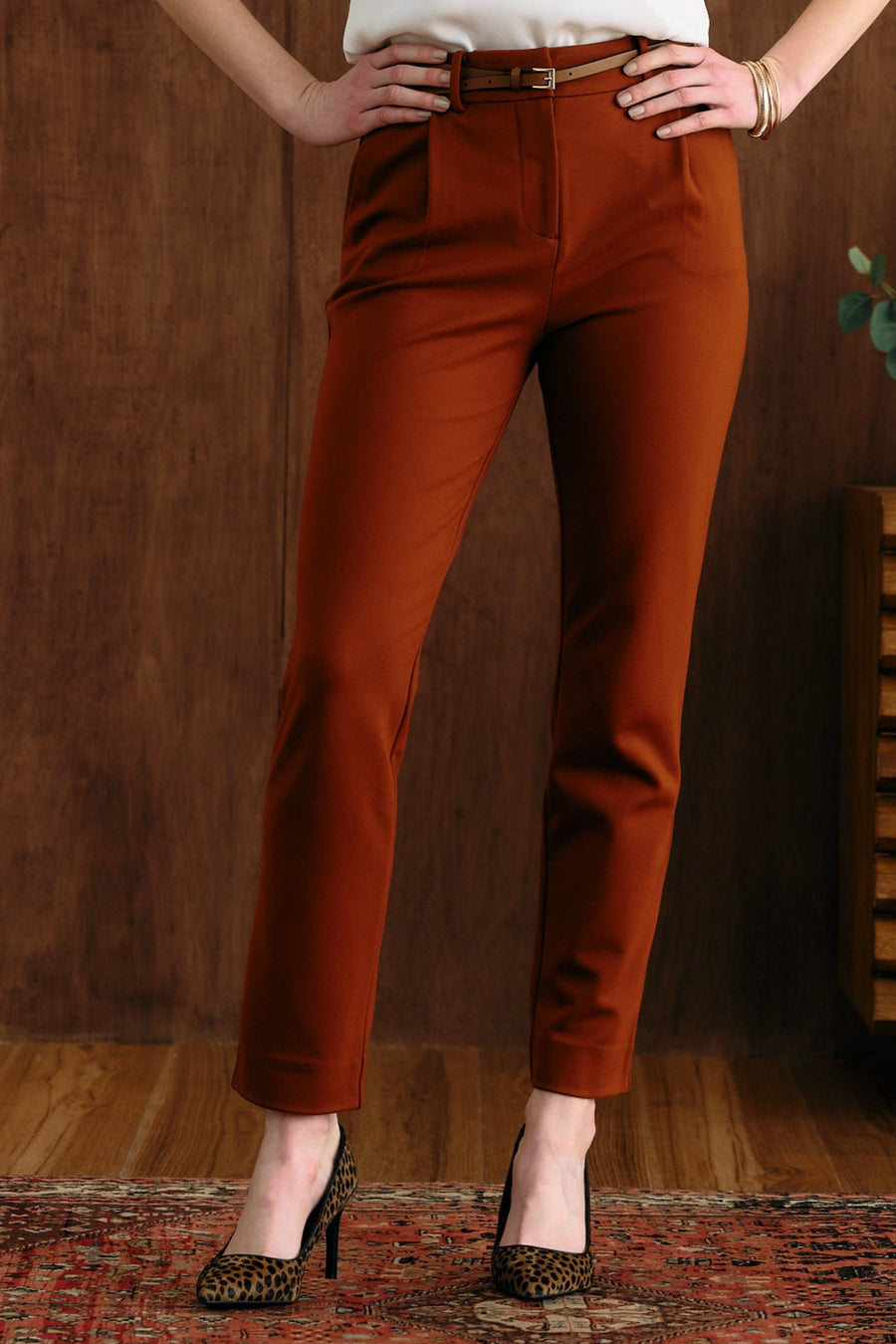 The Sienna Pant Deep Ochre