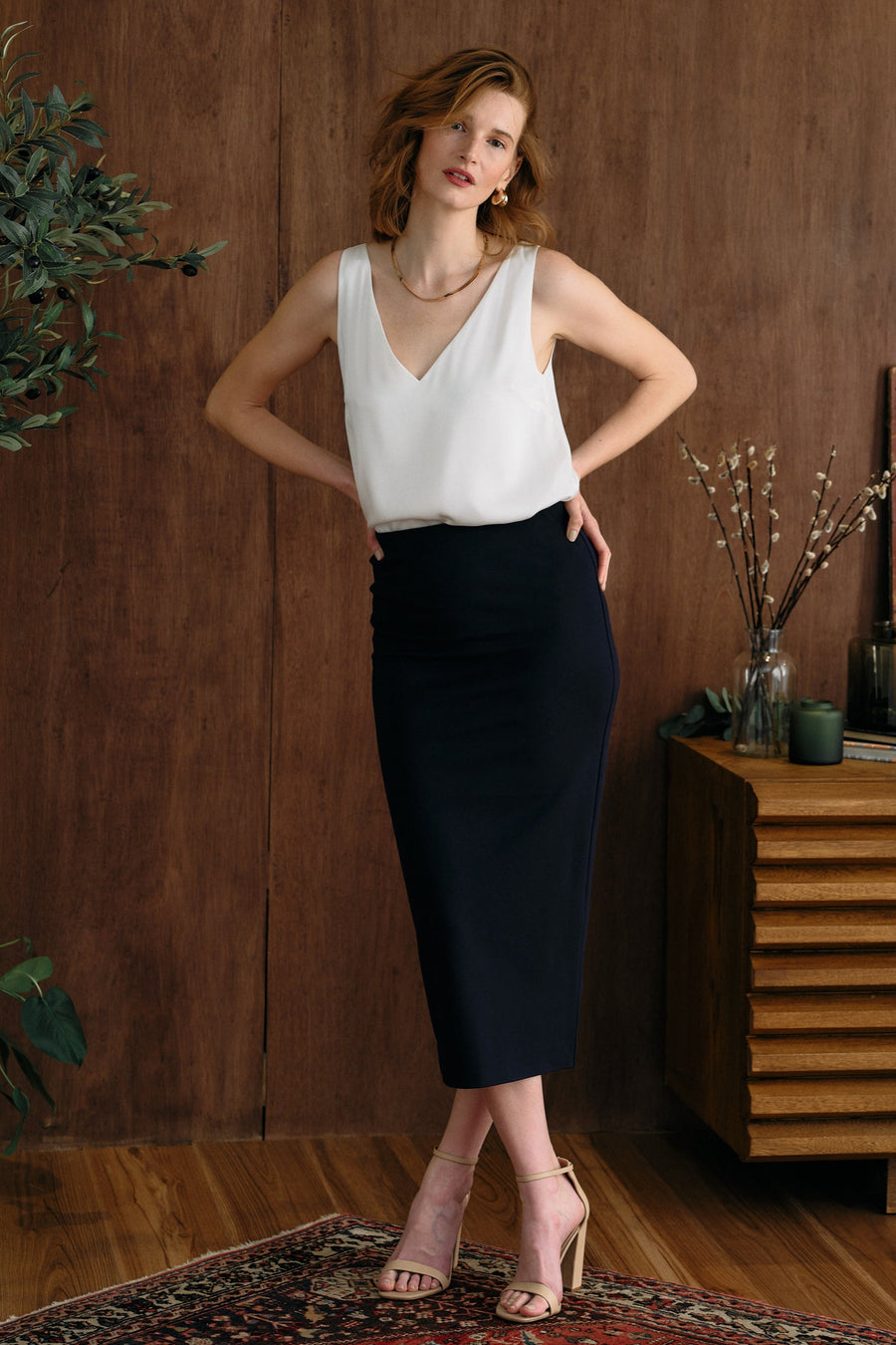 The Stella Skirt Navy