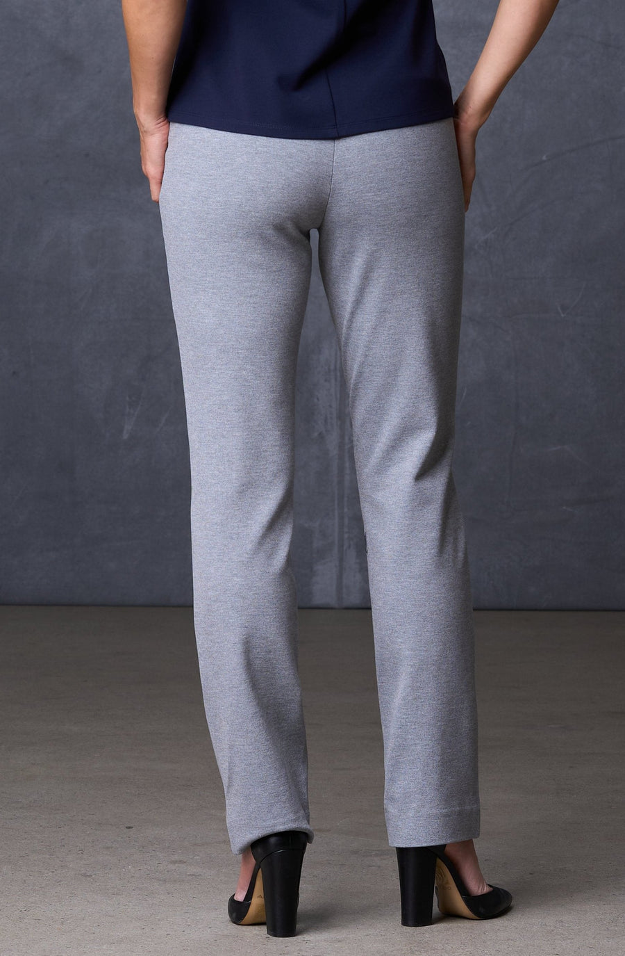 The Katherine Trouser Light Heather Grey