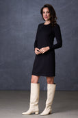 The Cecilia Dress Long Sleeve Black