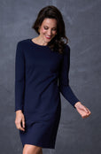 The Cecilia Dress Long Sleeve Navy