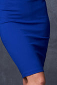 The Dorothy Pencil Skirt 21" Cobalt Blue