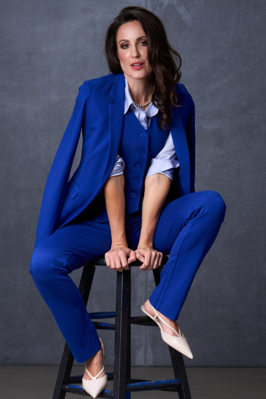 The Violet Blazer Cobalt Blue