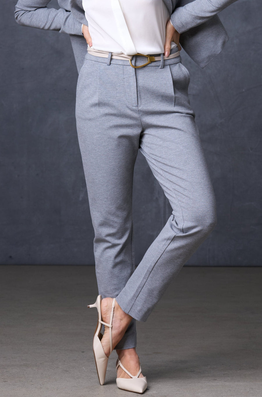 The Sienna Pant Light Heather Grey