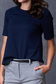 The Amelia Tee Navy