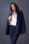 The Dominique Blazer Navy