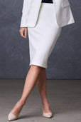 The Dorothy Pencil Skirt Ivory