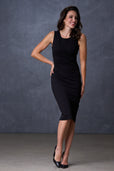 The Zaha Dress Round Neck Black